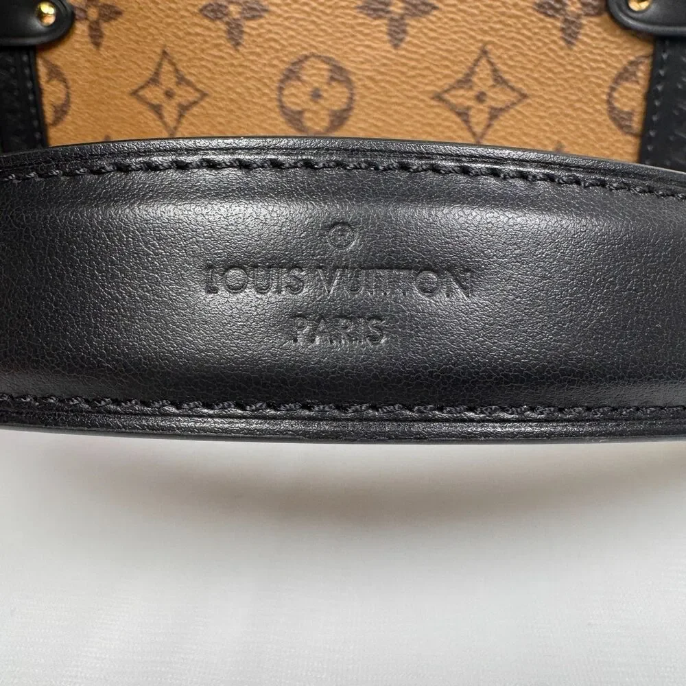 Louis Vuitton Side Trunk Handbag Reverse Monogram Canvas PM - Picture 7 of 11